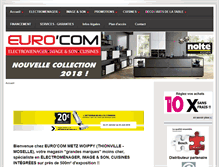 Tablet Screenshot of eurocom-woippy.fr